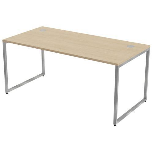 BUREAU KAD PIEDS CADRES 160 X 80 CM CHÊNE ALU - MBA