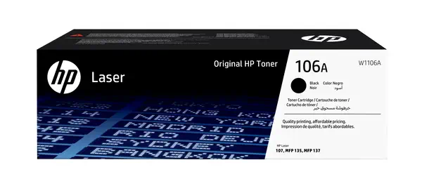 Cartouche de toner laser authentique HP 106A, noir_0