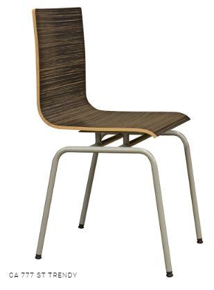 Chaise de restaurant 777 - assise standard - hauteur totale 83 cm - largeur 43 cm - hauteur d'assise 51 cm_0