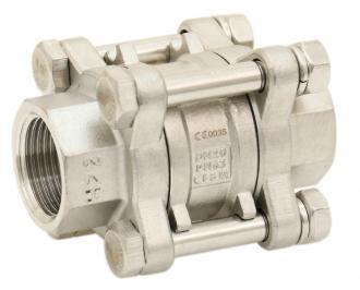 Clapet anti-retour inox - passage réduit 20/27 - acier inox 316 - 303197_0