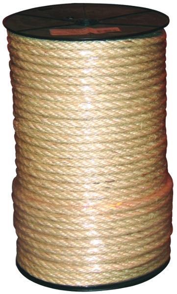 CORDAGE SISAL D12MM 4T. BOBINE 100M