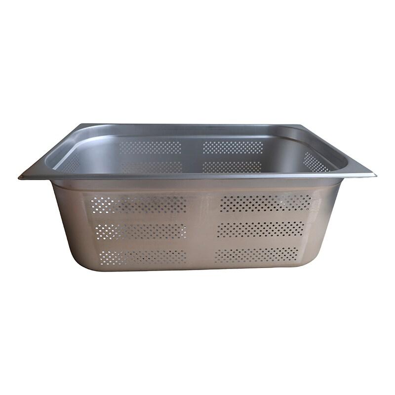 DBMARK - GPP11200-201 - Récipient perforé GN 1/1 200 mm. - 0.8mm S/S201 - gris inox GPP11200-201_0