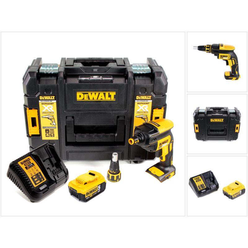 DEWALT DCF 620 P1 18 V BRUSHLESS VISSEUSE PLAQUE DE PLÂTRE SANS FIL