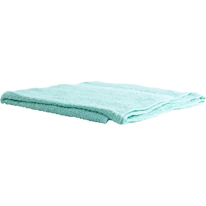 Drap bain lavable en polycoton - 70x140 cm - Couleur Verte - 3770032619552_0
