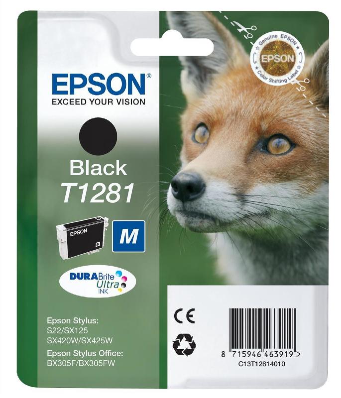 Epson Singlepack Black T1281 DURABrite Ultra Ink_0