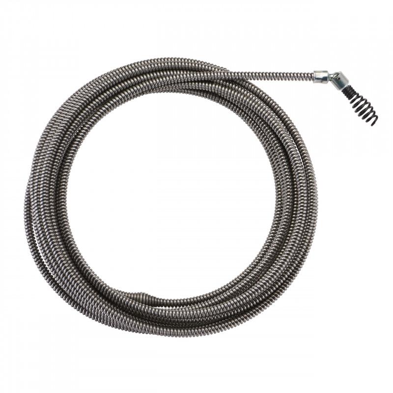 Flexible spirale tête inclinée diamètre 6mm x 7.6m - Accessoire déboucheur - Milwaukee | 48532574_0