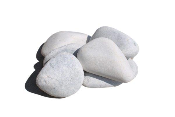 Galet 90+ Blanc Lunaire - Marbre Roulé - 1.5 ton/m3_0