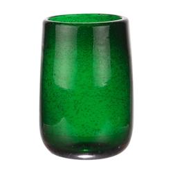 Gobelet Artisan Bullé 25 cl vert foncé x6 -  Rond Verre Table Passion - vert verre 3106233020598_0