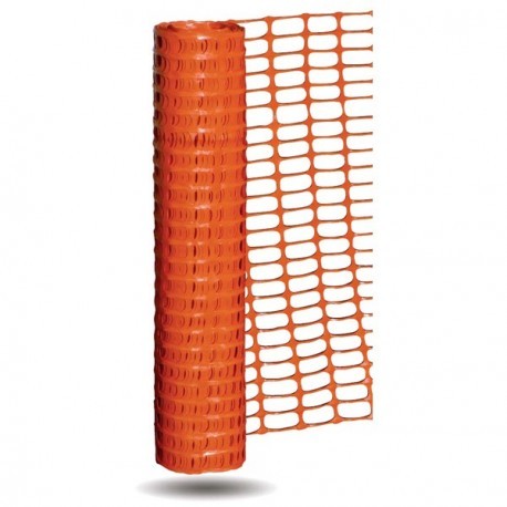 Grillage de chantier orange - Référence 0665790 - 1m x 50m - Densité 120g/m²_0