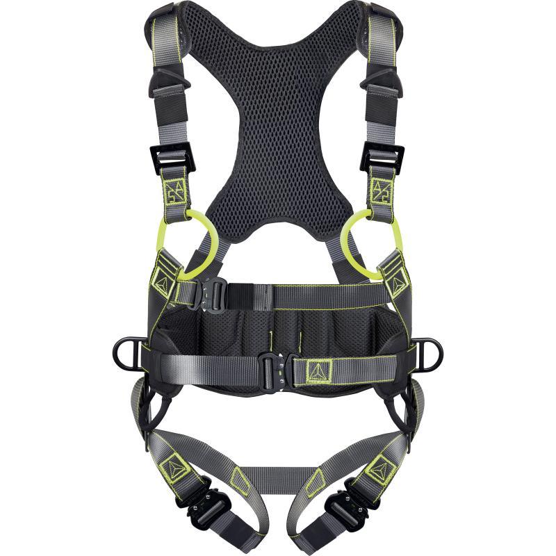 Harnais antichute avec ceinture - 5 points d'accrochage - har35m - bicolore avec boucles automatiques et dosseret thermocompressé_0