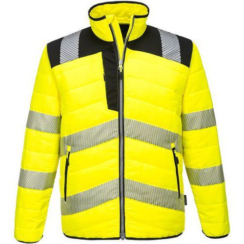 VESTE HAUTE VISIBILITÉ PW3 BAFFLE PW371 NOIR/JAUNE 4XL - PORTWEST