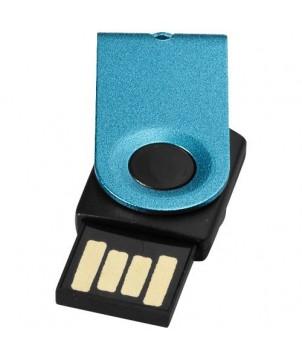 MINI CLÉ USB 1 GB - VERT D'EAU - CLÉS USB PUBLICITAIRES PERSONNALISÉES