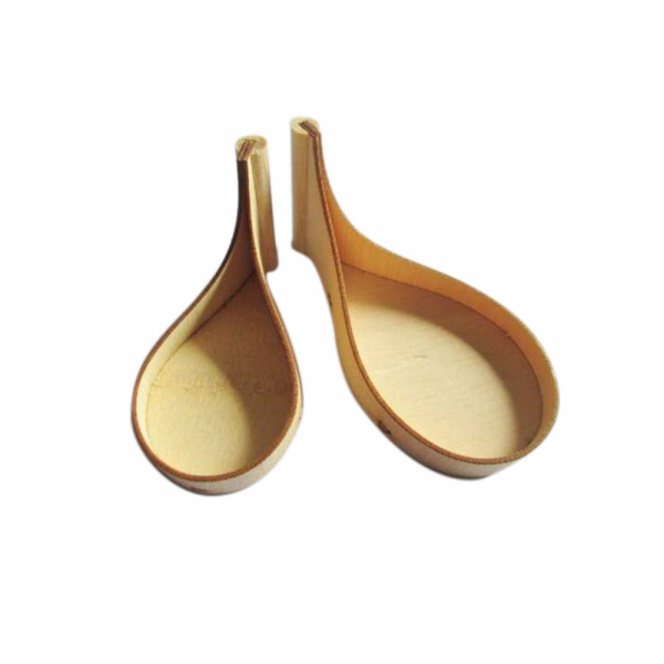 MINI CUILLÈRE MISE EN BOUCHE JETABLE EN BAMBOU 10.5X5X5CM - LOT DE 100 - AZ BOUTIQUE - ECO