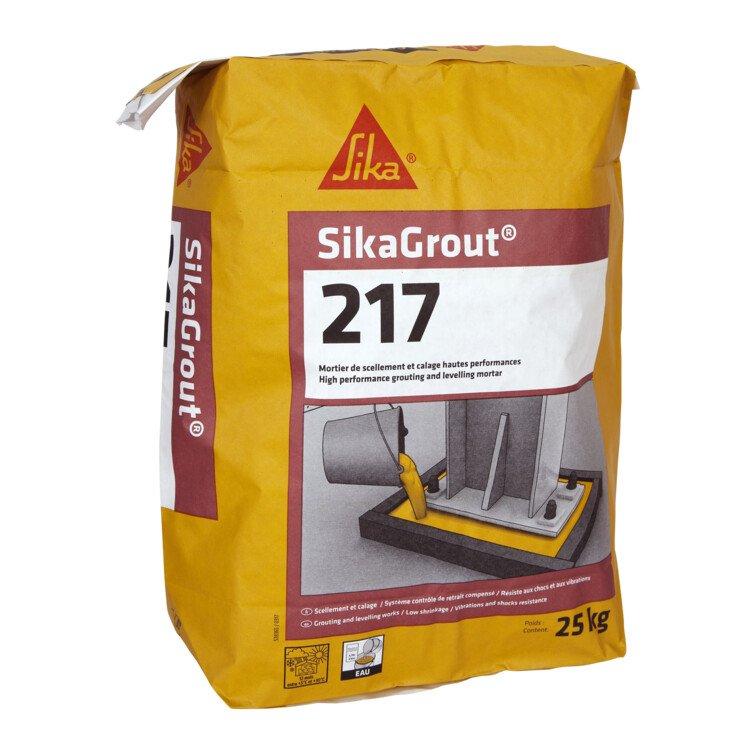 Mortier de scellement SIKAGROUT-217 25KG - hautes performances, retrait compensé, référence SIK61061_0