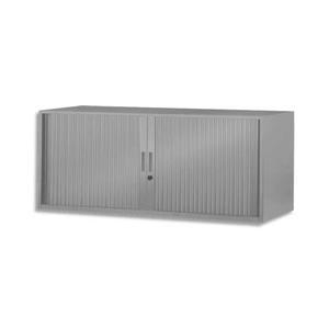 MT International - Réhausse métal monobloc corps et rideau silver - Dimensions : L120 x H42,6 x P43 cm - Qualité intensive_0
