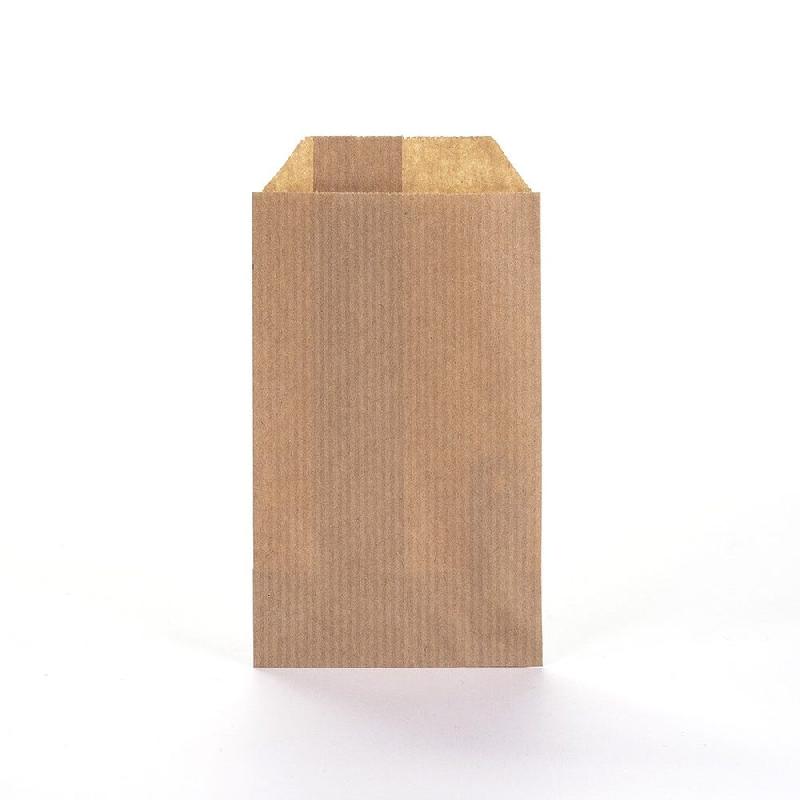 Pochettes cadeaux kraft vergé brun 7x12cm - par 250 - Retif_0