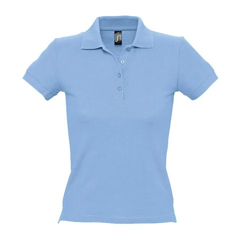 POLO PERSONNALISABLE FEMME EN COTON MAILLE PIQUÉE 210 CIEL PIQUÉ