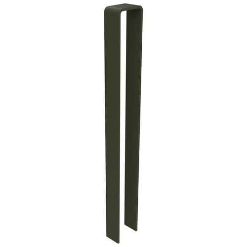 POTELET EN U HOOPER MÉTAL HAUTEUR 1 M - VERT OLIVE 6003 - BUTON DESIGN