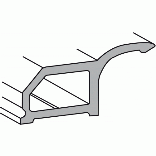PROFIL D'ÉTANCHÉITÉ POUR FERRURES COULISSANTES LEVANTES GU 937 FERCO