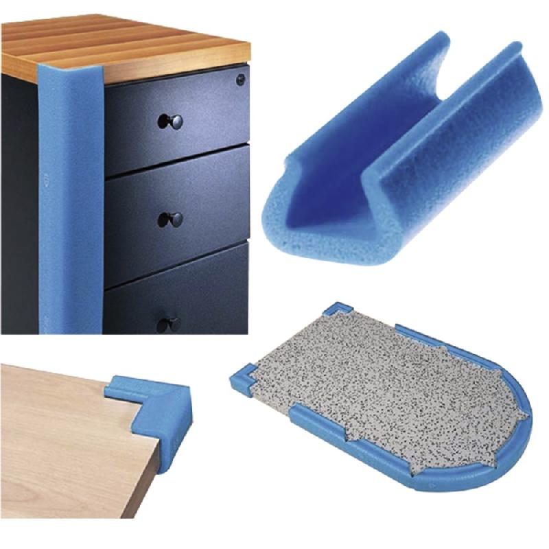 Profilé mousse polyéthylène - protection des coins et arêtes - formes U ou L - MOUSSPE_0