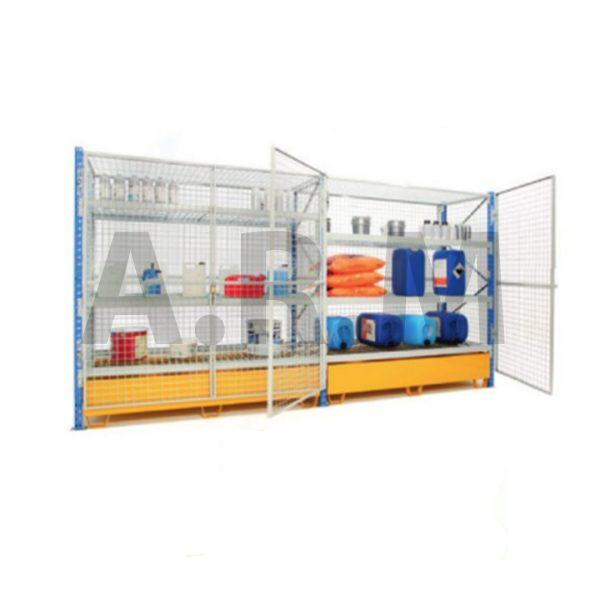 Rayonnage grillagé pour la Protection et la sécurité des entrepôts - EPSIVOL_0