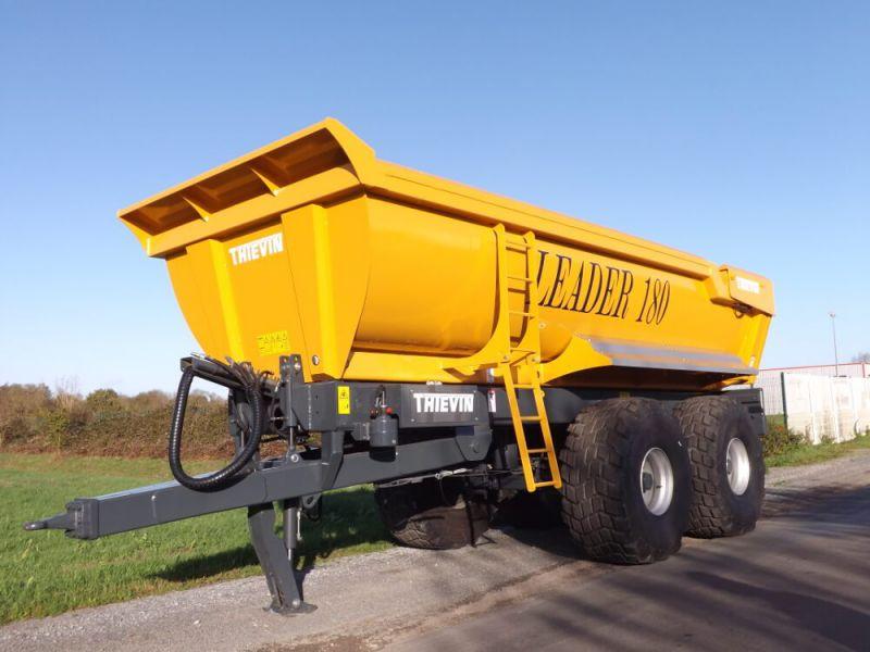 Remorque TP Leader 180 - Thievin - Benne agricole compacte pour produits à forte densité_0