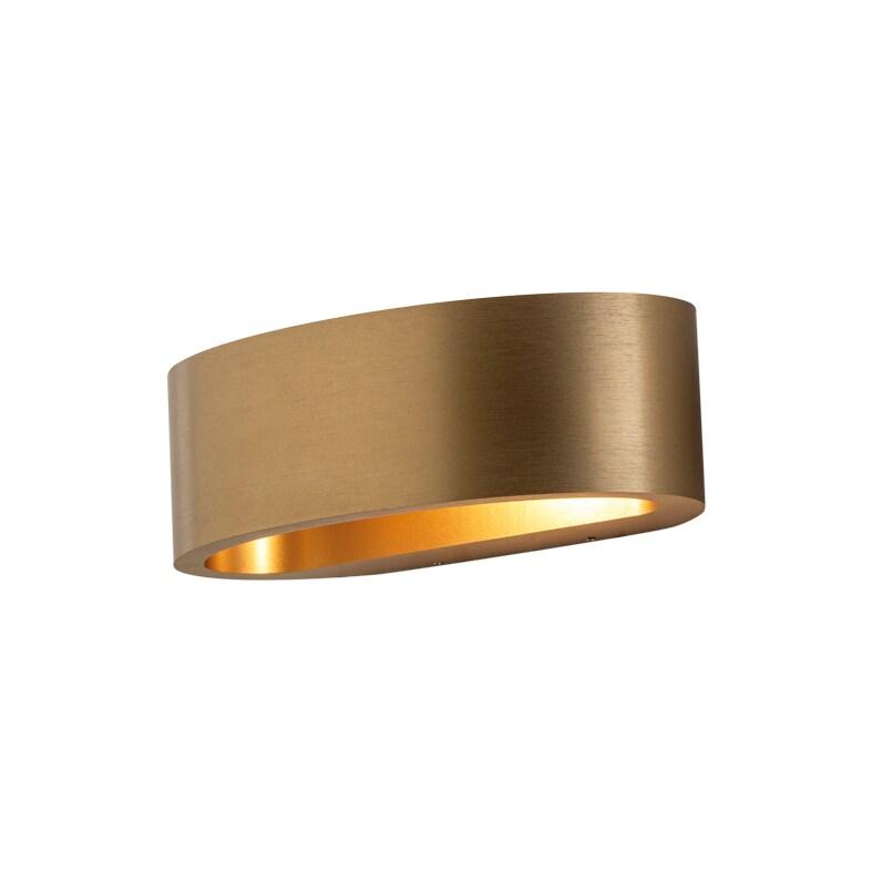 ROSSINI ILLUMINAZIONE Lunaris Applique Led Double Émission 17,5W 3000K Ip54 Cri90, Structure Métal Doré, Phase Cut Dimmable - Groupe Rossini - dor�_0