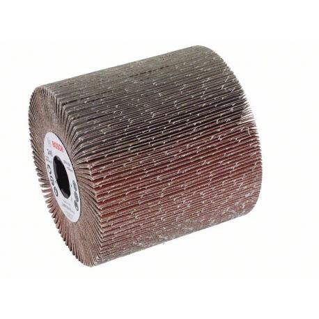 Rouleau à lamelles Ø 100mm - Grain 240 - Hauteur 100mm - Tambours à poncer pour satineuses Bosch | 2608000601_0