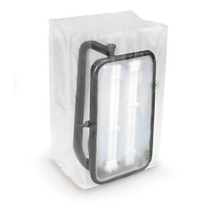 SACHET PLASTIQUE RECYCLÉ À SOUFFLETS TRANSPARENT 50 MICRONS RAJA 30 X 50 X 20 CM