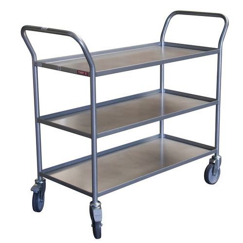 SERVANTE 200 KG 3 PLATEAUX TÔLE 935X435MM - FIMM