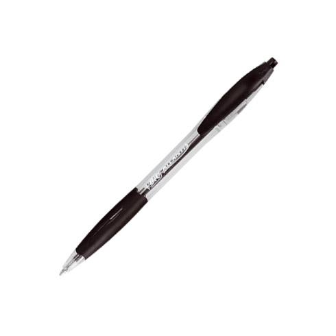 LOT DE 2 - STYLO BILLE BIC ATLANTIS CLASSIC RÉTRACTABLE POINTE 0,7 MM - ÉCRITURE MOYENNE NOIR