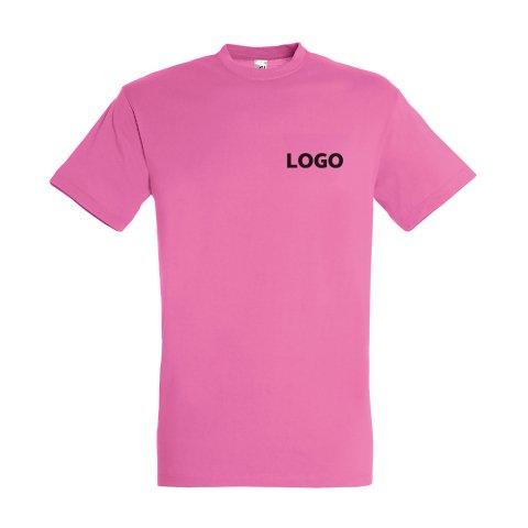 T-SHIRT MIXTE MANCHES COURTES PUBLICITAIRE SOL’S – 150G/M² - ROSE