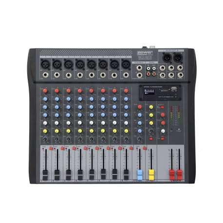 Table de mixage MX 12 USB V2 Power Acoustics - Préamplis faible bruit - Multimédia avec enregistrement_0