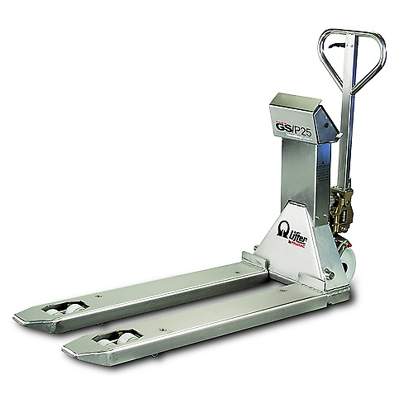 Transpalette peseur manuel inox 304 - Batterie précision 0.1 %_0