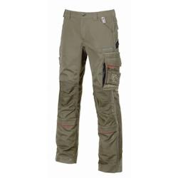 U-Power - Pantalon de travail kaki DRIFT Kaki Taille 48 - 48 vert 8033546188996_0