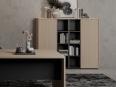 Armoire mi-haute push open OSTARA O2 L154xH130 - Stola_0