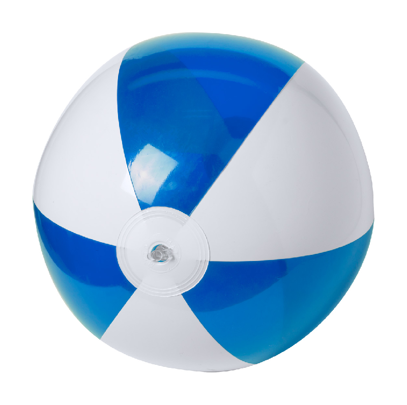 Ballon de plage gonflable bicolore - Ø28 cm - PVC 6 panneaux_0