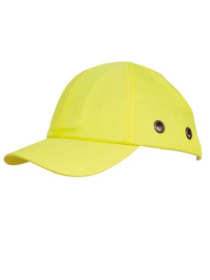 Casquette anti-heurt. Coque abs. Jaune haute-visibilité._0