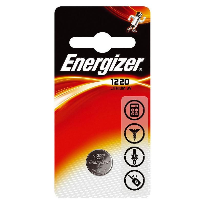 ENERGIZER PILE BOUTON LITHIUM - CR1220 - 3V