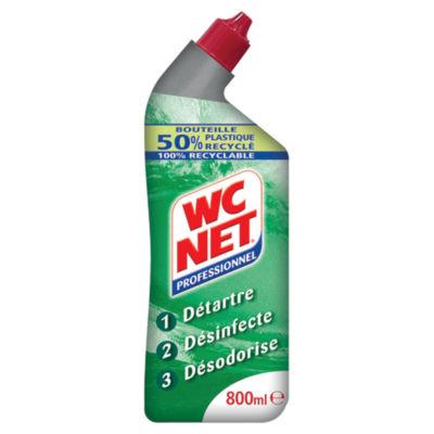 Gel WC désinfectant détartrant WC Net triple action 800 ml_0