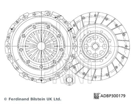 Kit d'embrayage Blue Print ADBP300179 - neuf et d'origine_0