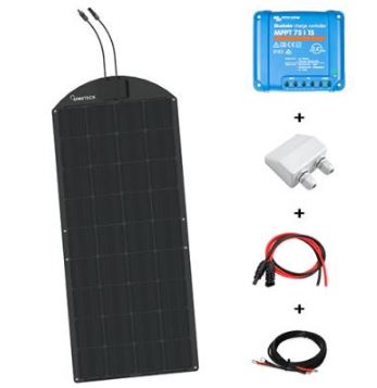 Kit solaire flexible 150w 12v van / camping-car / bateau_0