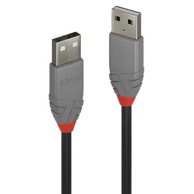 LINDY 1m usb 2.0 type a cable anthra line usb type a_0