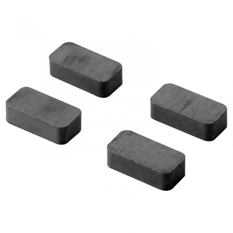 Lot de 4 aimants magnétiques HETTICH - l.20 x L.10 mm - Force de 5 kg - Finition brute_0