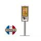 Borne de commande murale 22 pouces ultraplats et élégante - PALLAS S - Utilisation intensive - DNG CORPORATION_0