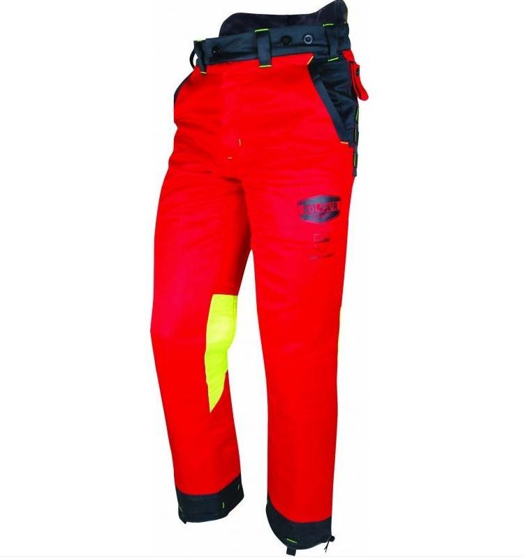 Pantalon de bûcheron - S - 5 couches anti-coupure - Haute visibilité - Solidur 950435_0