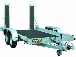 Porte-engins PEGD30VE250AF - Timon en V - PTAC 2500kg - 305x140cm - Franc Trigano_0