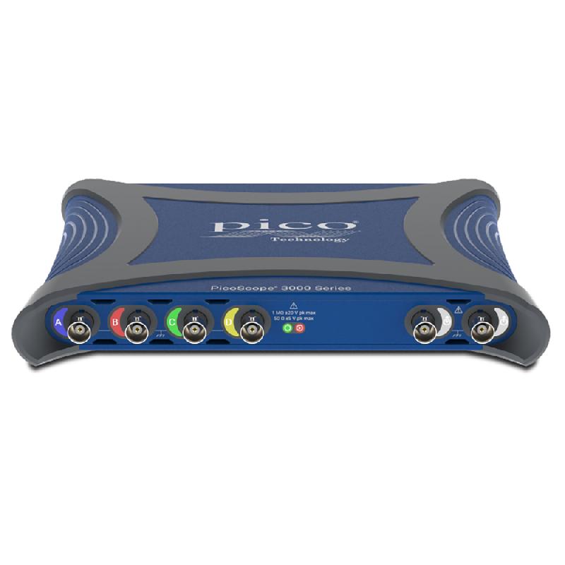 PQ347 | Oscilloscope USB PicoScope 3417E, 4 voies 350 MHz 10 bits, mémoire 2 Géch, livré avec 4 sondes TA536_0