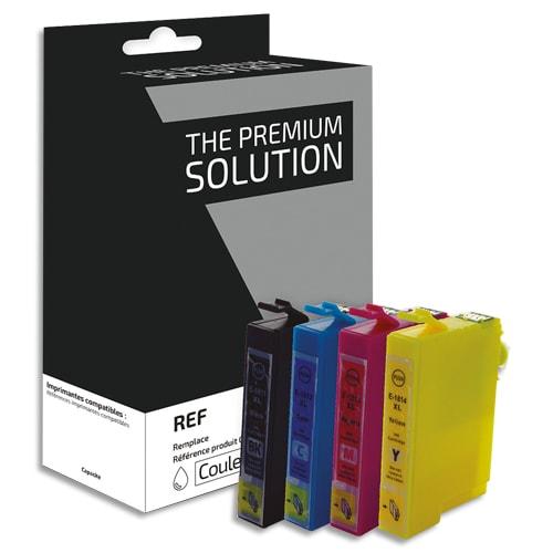Cartouche compatible jet d'encre noir, cyan, magenta, jaune - Epson T1816 Pâquerette, B8E181B/CLXL_0