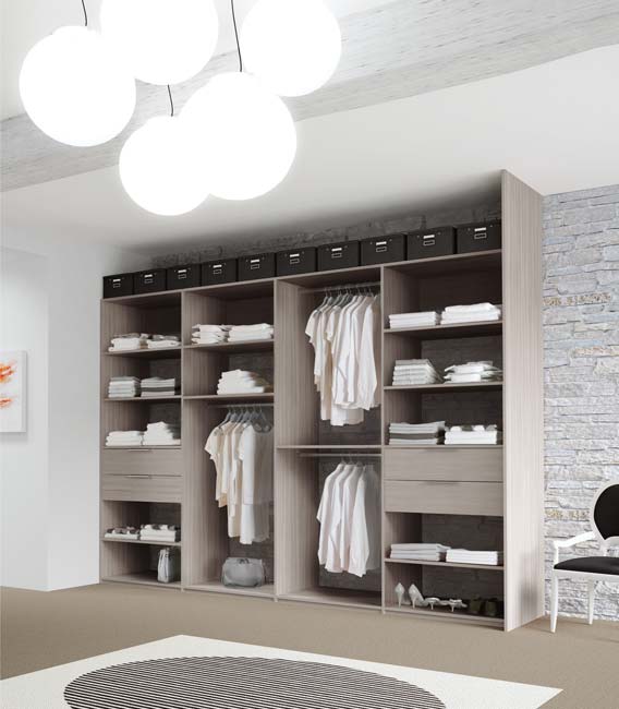 Rangement composable sans fond - Driftwood - Dressing modulable_0